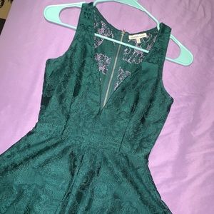 Lacey Green Romper